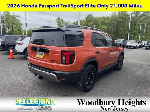 Sunset Orange 2026 Honda Passport AWD TrailSport Elite