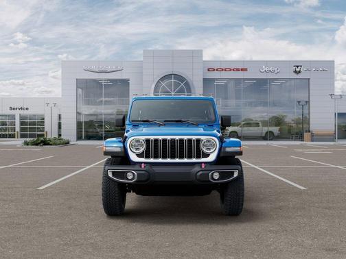 Hydro Blue Pearlcoat 2026 Jeep Wrangler 4-Door Sahara 4x4