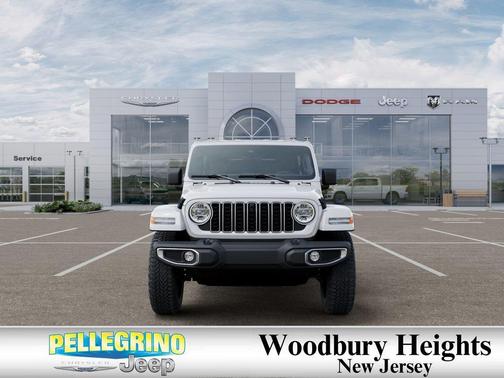 White 2026 Jeep Wrangler 4-Door Sahara 4x4