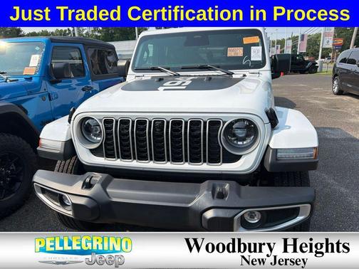 Bright White Clearcoat 2025 Jeep Wrangler Sahara
