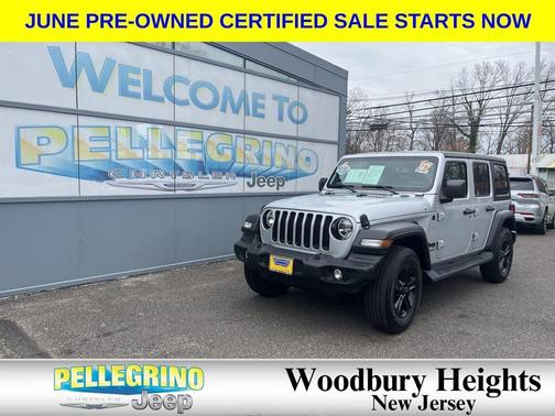 Silver Zynith Clearcoat 2022 Jeep Wrangler Unlimited Sport Altitude