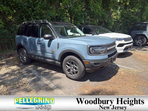 Azure Gray Metallic Tri-Coat 2024 Ford Bronco Sport Badlands
