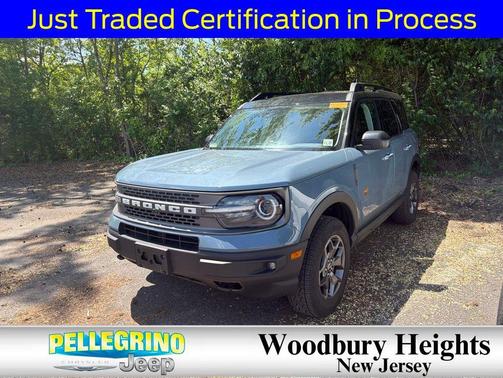 Azure Gray Metallic Tri-Coat 2024 Ford Bronco Sport Badlands