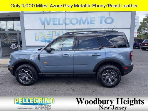 Azure Gray Metallic Tri-Coat 2024 Ford Bronco Sport Badlands