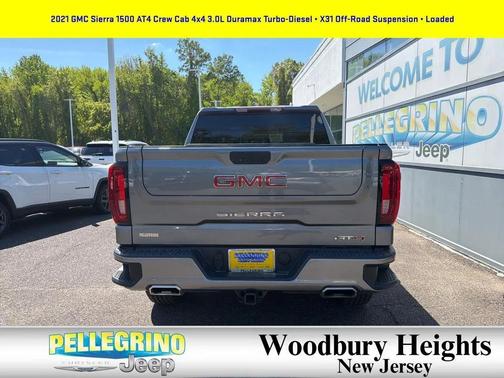 Satin Steel Metallic 2021 GMC Sierra 1500 AT4