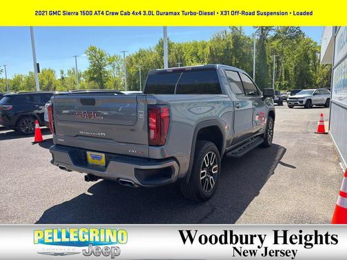 Satin Steel Metallic 2021 GMC Sierra 1500 AT4