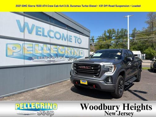 Satin Steel Metallic 2021 GMC Sierra 1500 AT4