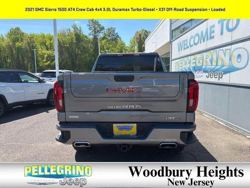 Satin Steel Metallic 2021 GMC Sierra 1500 AT4