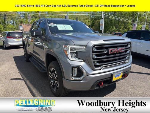 Satin Steel Metallic 2021 GMC Sierra 1500 AT4