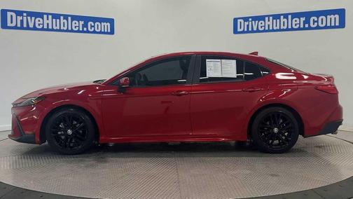 Supersonic Red 2025 Toyota Camry SE