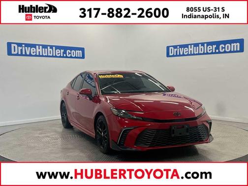 Supersonic Red 2025 Toyota Camry SE