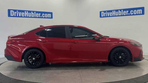 Supersonic Red 2025 Toyota Camry SE