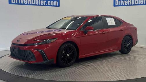 Supersonic Red 2025 Toyota Camry SE
