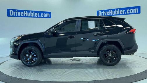 Midnight Black Metallic 2024 Toyota RAV4 Hybrid LE