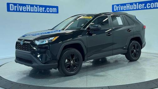 Midnight Black Metallic 2024 Toyota RAV4 Hybrid LE