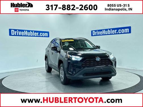 Midnight Black Metallic 2024 Toyota RAV4 Hybrid XLE