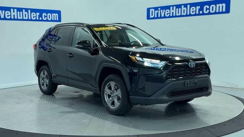 Midnight Black Metallic 2024 Toyota RAV4 Hybrid XLE