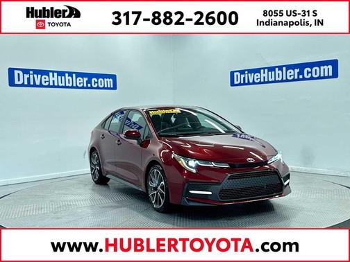 Ruby Flare Pearl 2022 Toyota Corolla SE