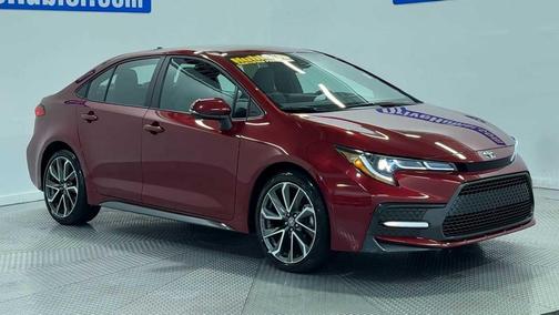 Ruby Flare Pearl 2022 Toyota Corolla SE