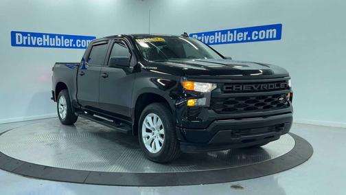 Black 2023 Chevrolet Silverado 1500 Custom