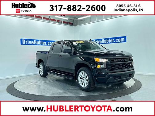 Black 2023 Chevrolet Silverado 1500 Custom