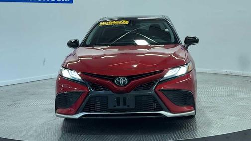 Supersonic Red/Midnight Black Metallic 2023 Toyota Camry XSE
