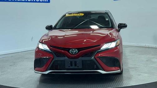 Supersonic Red/Midnight Black Metallic 2023 Toyota Camry XSE