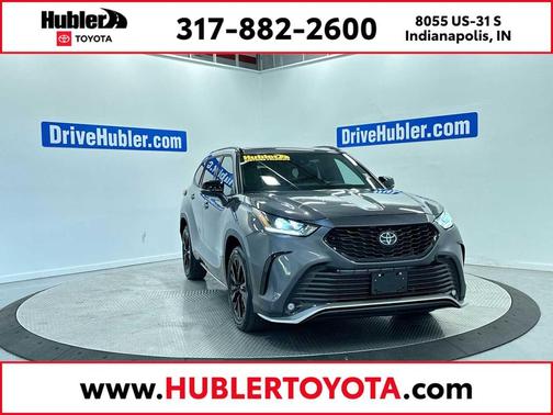 Magnetic Gray Metallic 2025 Toyota Highlander XSE