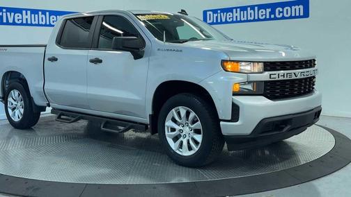 Silver Ice Metallic 2021 Chevrolet Silverado 1500 Custom