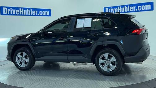 Midnight Black Metallic 2025 Toyota RAV4 Hybrid SE