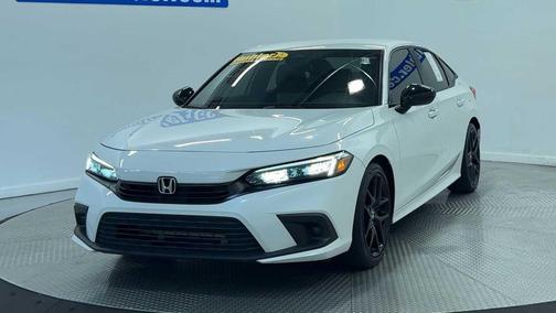 Platinum White Pearl 2023 Honda Civic Sport