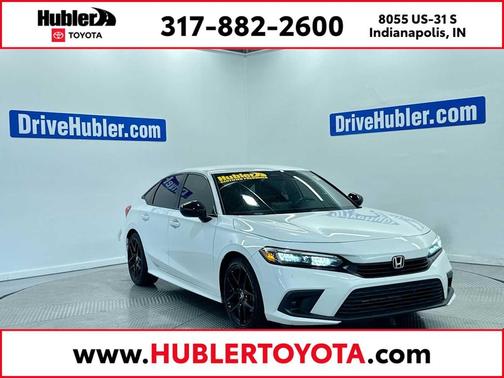 Platinum White Pearl 2023 Honda Civic Sport