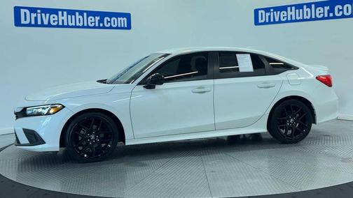 Platinum White Pearl 2023 Honda Civic Sport