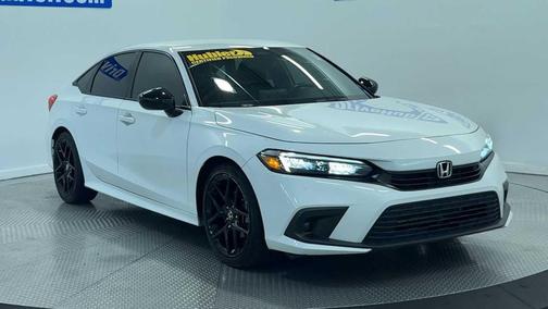 Platinum White Pearl 2023 Honda Civic Sport