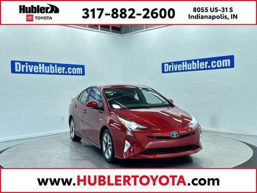 Hypersonic Red 2017 Toyota Prius Four Touring