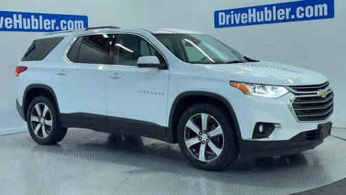 Summit White 2018 Chevrolet Traverse LT Leather