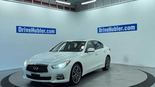 Moonlight White 2014 INFINITI Q50 Premium