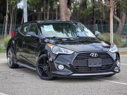 Blue 2015 Hyundai Veloster Turbo