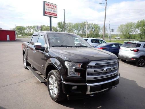 Black 2017 Ford F-150 Platinum