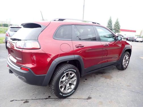 Red 2020 Jeep Cherokee Trailhawk