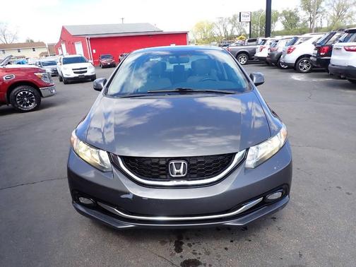 Gray 2013 Honda Civic EX-L
