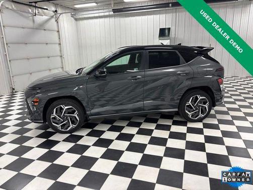 Ecotronic Gray Pearl w/Black Roof 2025 Hyundai KONA N Line