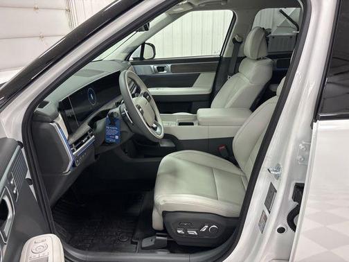 Serenity White 2026 Hyundai SANTA FE HEV Calligraphy