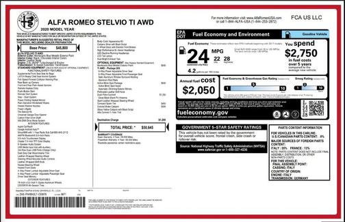 Montecarlo Blue Metallic 2020 Alfa Romeo Stelvio Ti