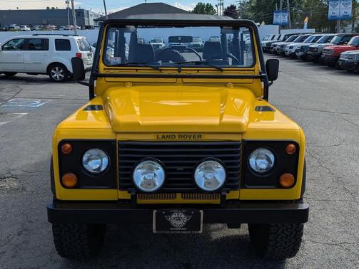 AA Yellow 1997 Land Rover Defender 90 Soft Top