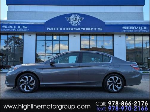 Gray 2017 Honda Accord EX-L