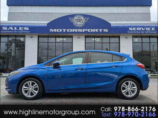 Blue 2018 Chevrolet Cruze LT