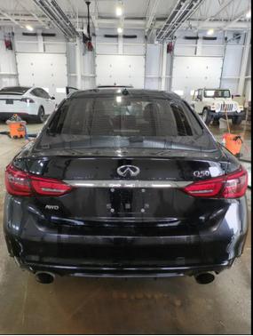 Black Obsidian 2019 INFINITI Q50 3.0t LUXE