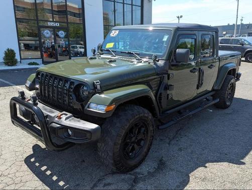 Sarge Green Clearcoat 2022 Jeep Gladiator Willys 4x4