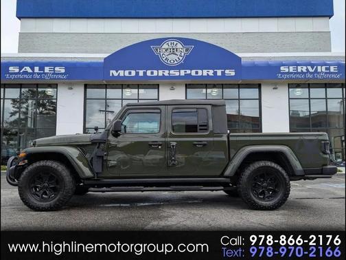 Sarge Green Clearcoat 2022 Jeep Gladiator Willys 4x4